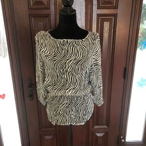 Karen Kane Zebra Top